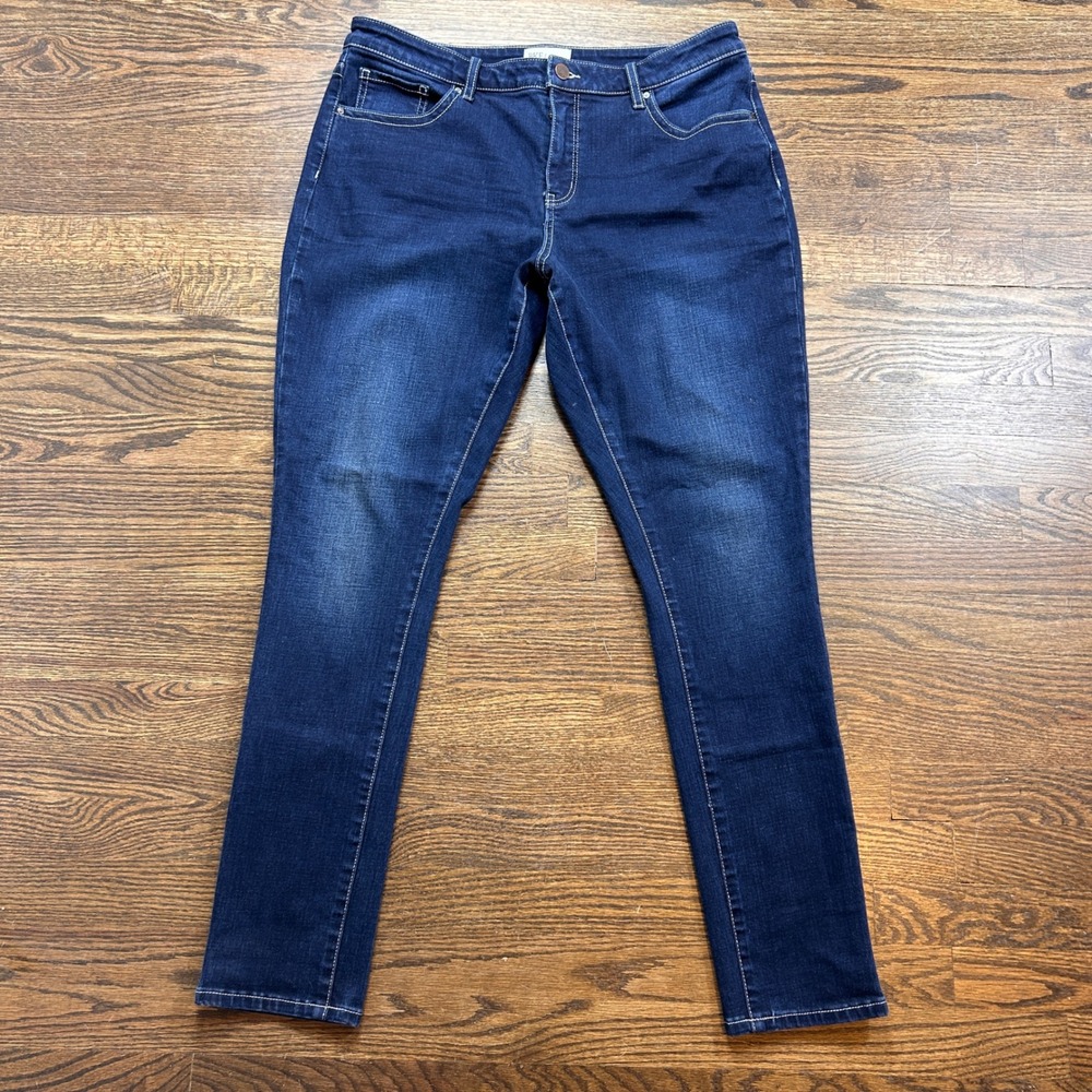 BKE Women’s Skinny Jeans - Dark Blue Wash